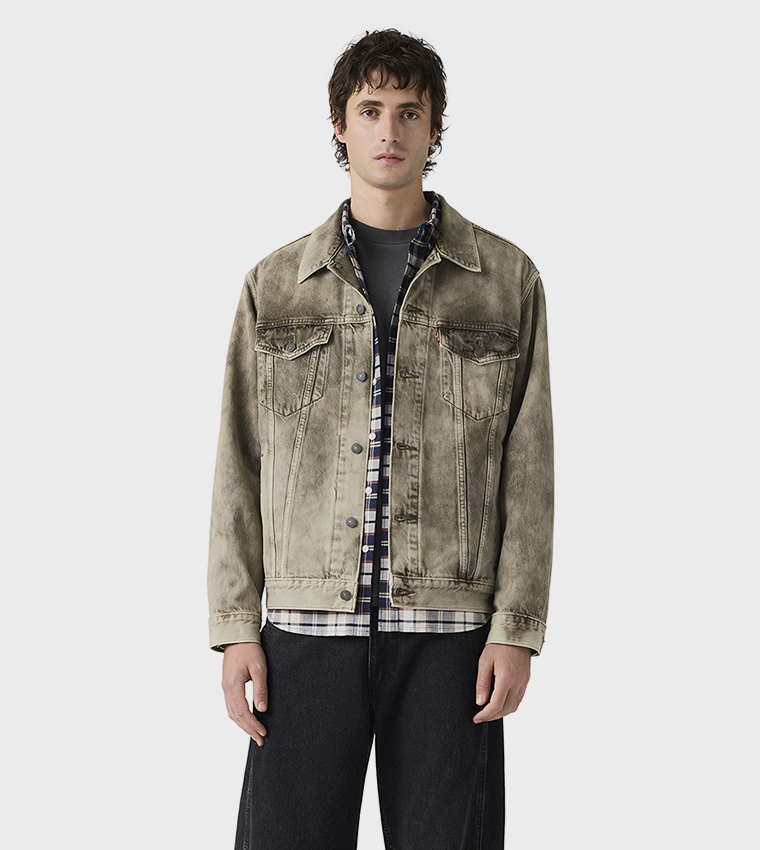 Long Sleeves Trucker Denim Jacket