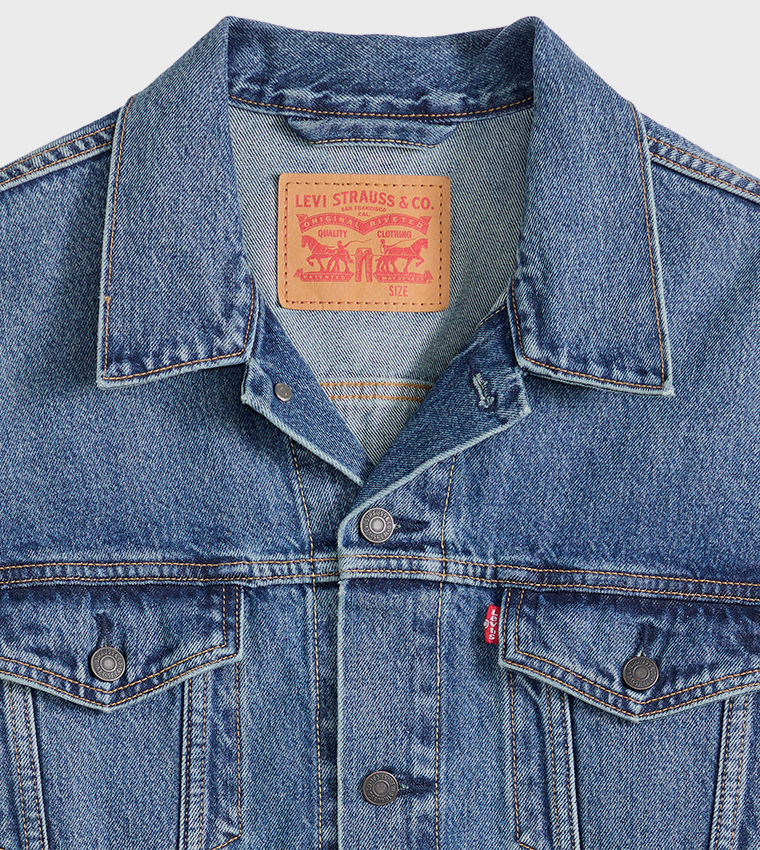 Washed Trucker Denim Jacket