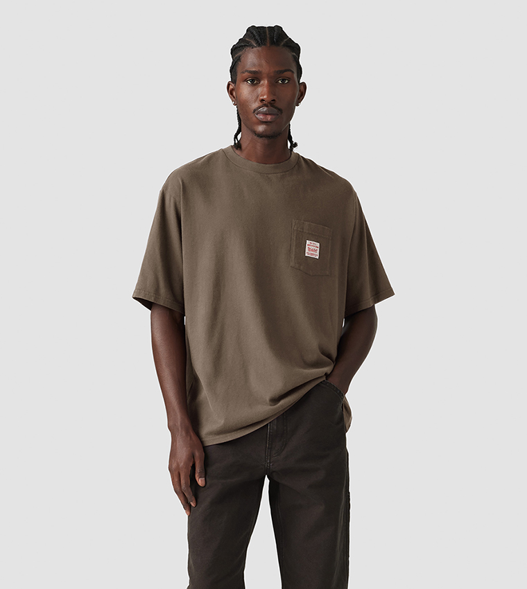 Logo Label Crew Neck T-Shirt