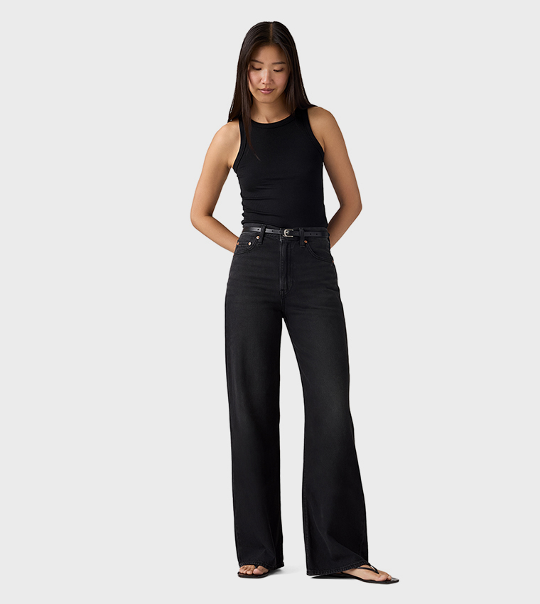 Levi's  Wide Leg Jeans - BLACK Wide Leg Jeans