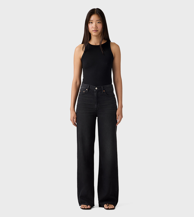 Levi's  Wide Leg Jeans - BLACK Wide Leg Jeans