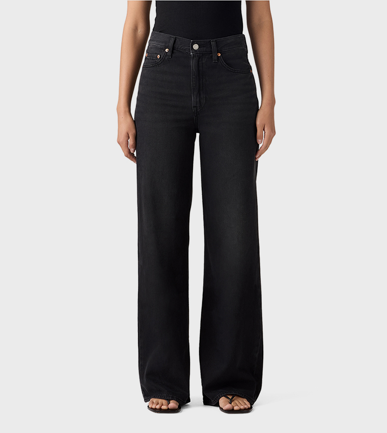 Levi's  Wide Leg Jeans - BLACK Wide Leg Jeans