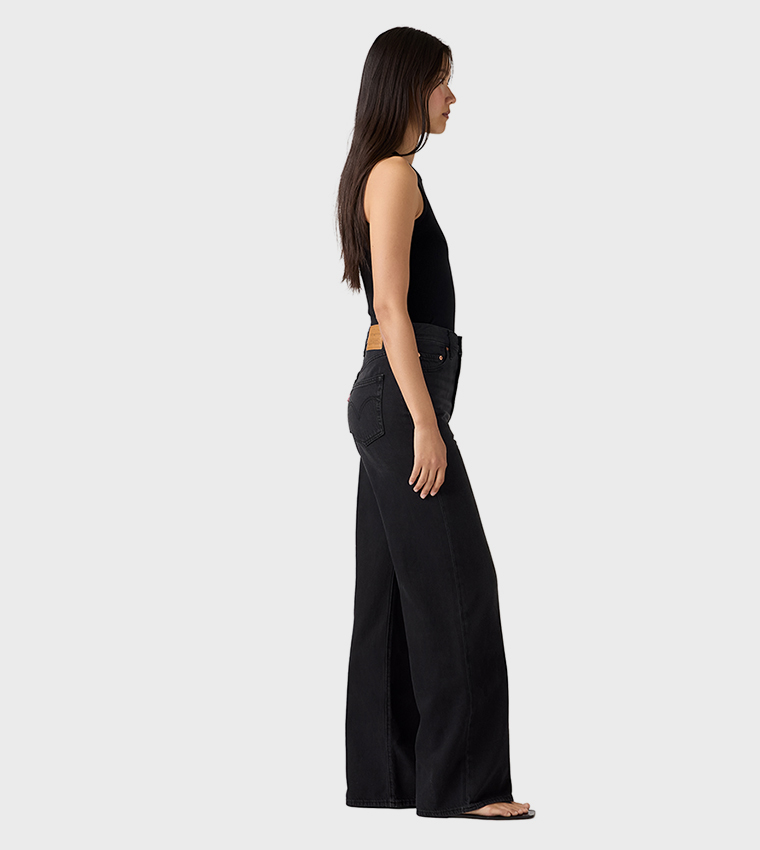 Levi's  Wide Leg Jeans - BLACK Wide Leg Jeans