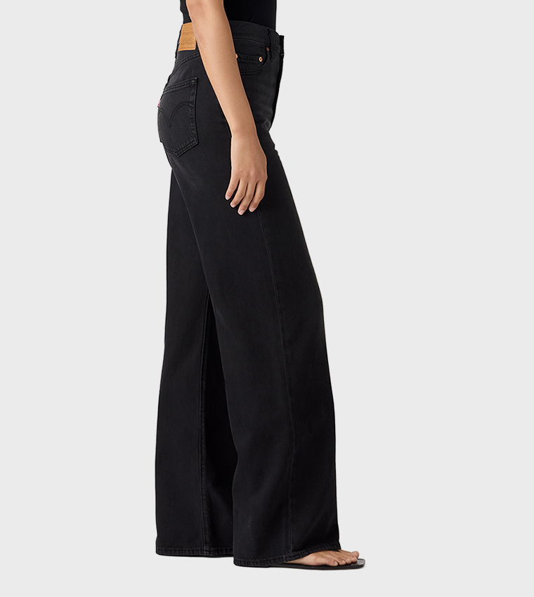 Levi's  Wide Leg Jeans - BLACK Wide Leg Jeans