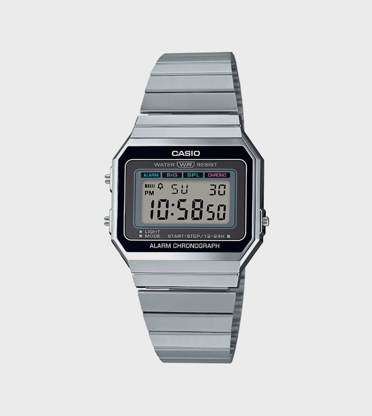 Black Dial Digital Watch