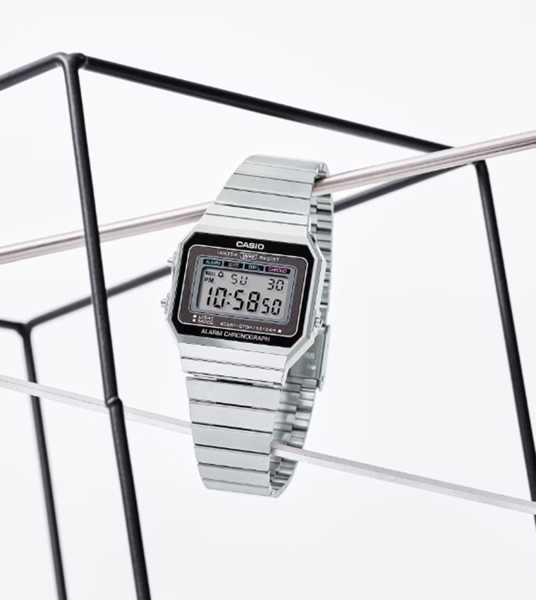 Black Dial Digital Watch