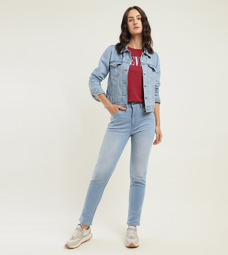 High Rise 80's New Mom Relaxed Tapered Fit Jeans