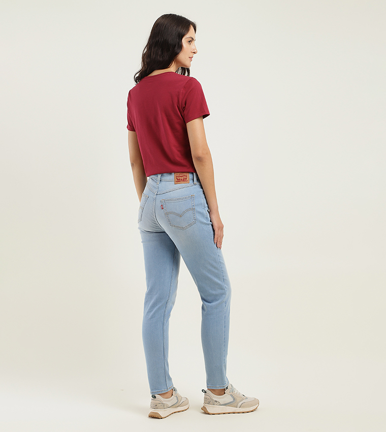 High Rise 80's New Mom Relaxed Tapered Fit Jeans