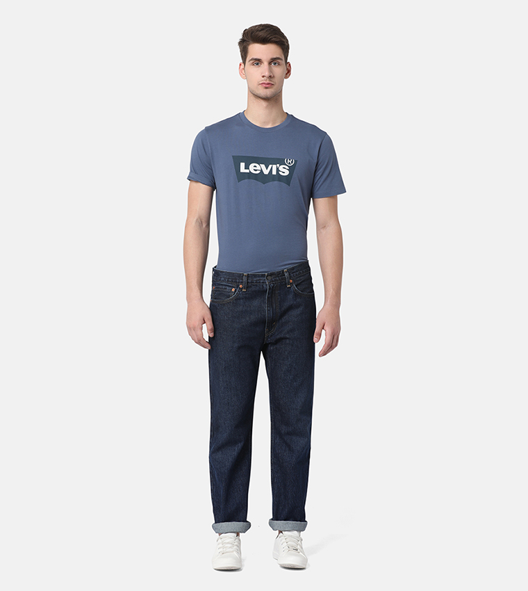 ليفايز  جينزات قصة مستقيمة - كحلي Straight Jeans