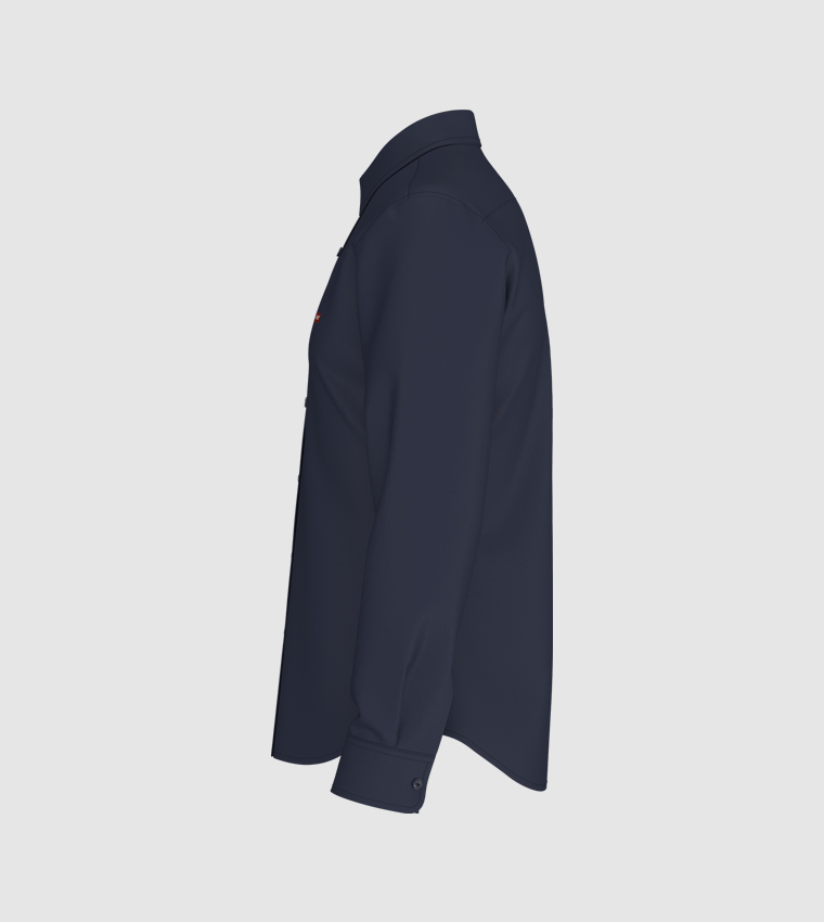 Logo Detail Long Sleeves Shirt