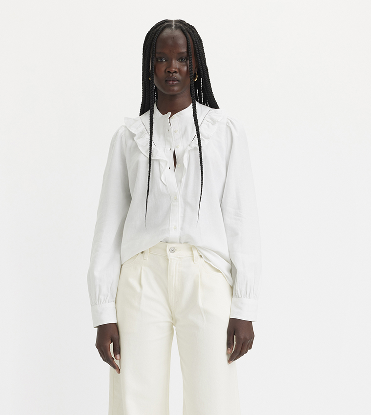 CARINNA Solid Long Sleeves Top