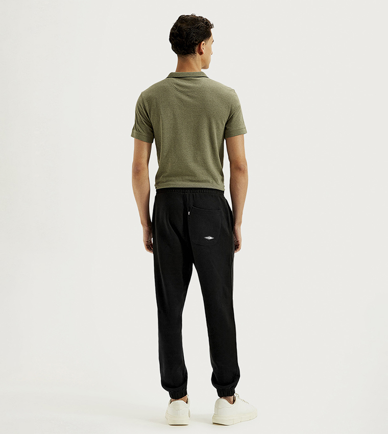 Logo Detail Drawstring Waist Joggers