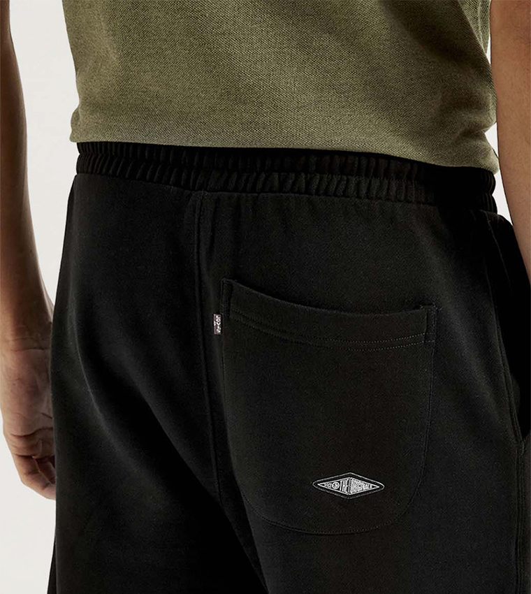 Logo Detail Drawstring Waist Joggers