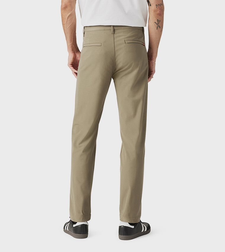 Mid Rise Tapered Fit Tech Chinos