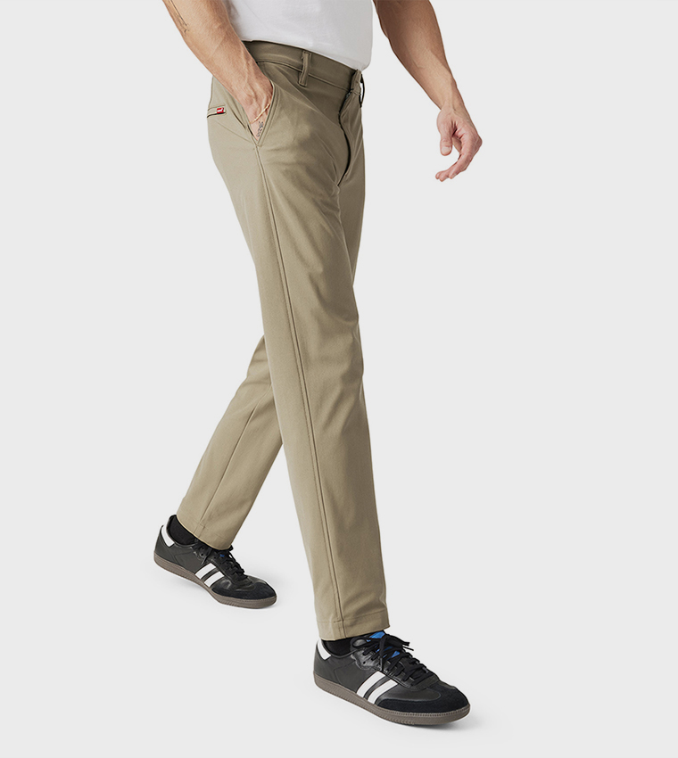 Mid Rise Tapered Fit Tech Chinos