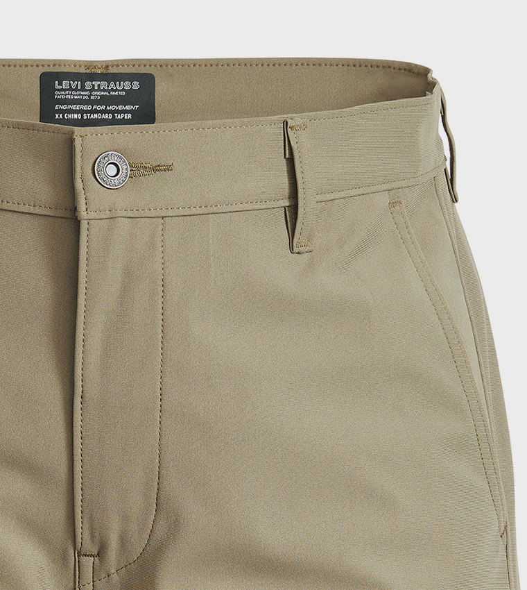 Mid Rise Tapered Fit Tech Chinos