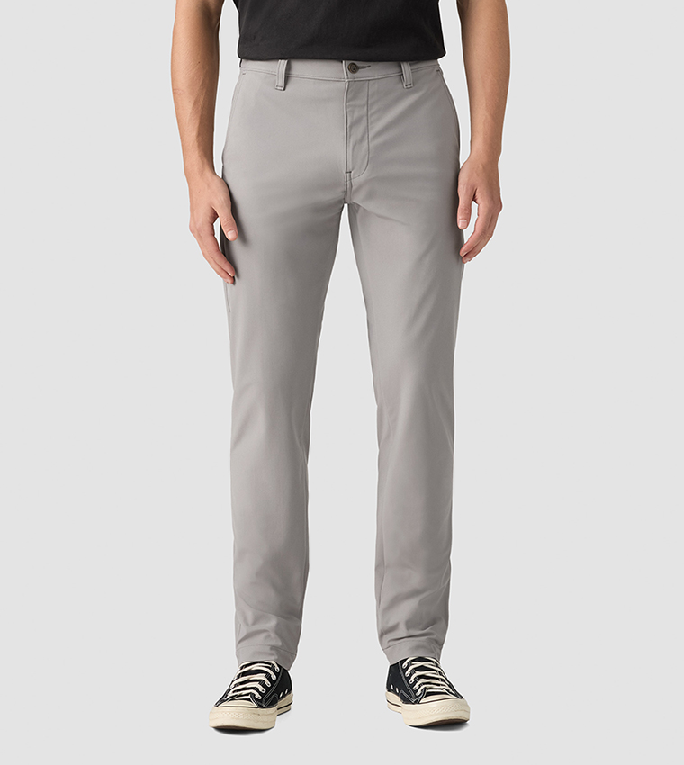 بنطلون تشينو مغسول بقصة تابرد 