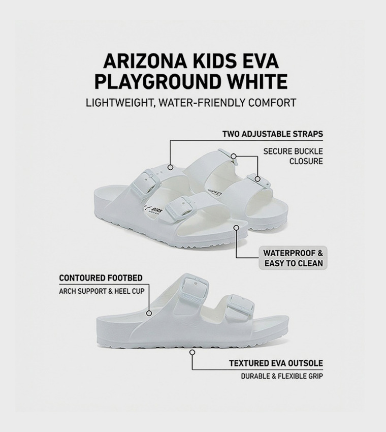 Arizona Kids Eva Playground White
