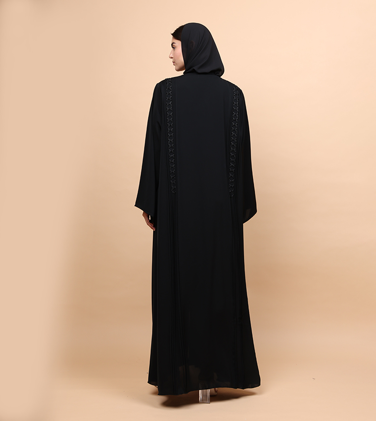 CELESTIAL Embellished Flared Sleeves Abaya