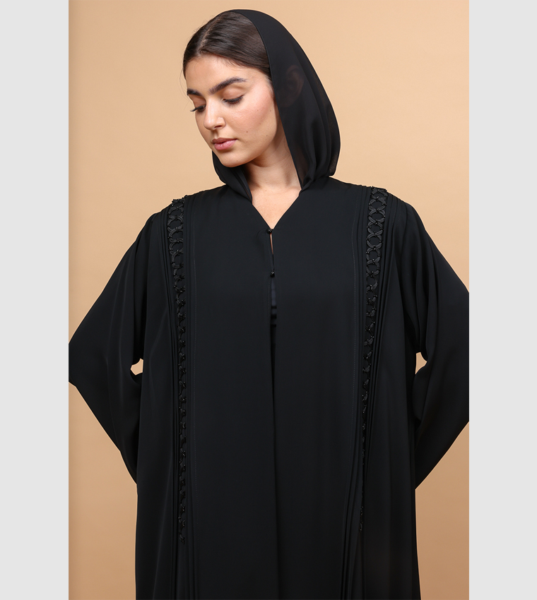 CELESTIAL Embellished Flared Sleeves Abaya
