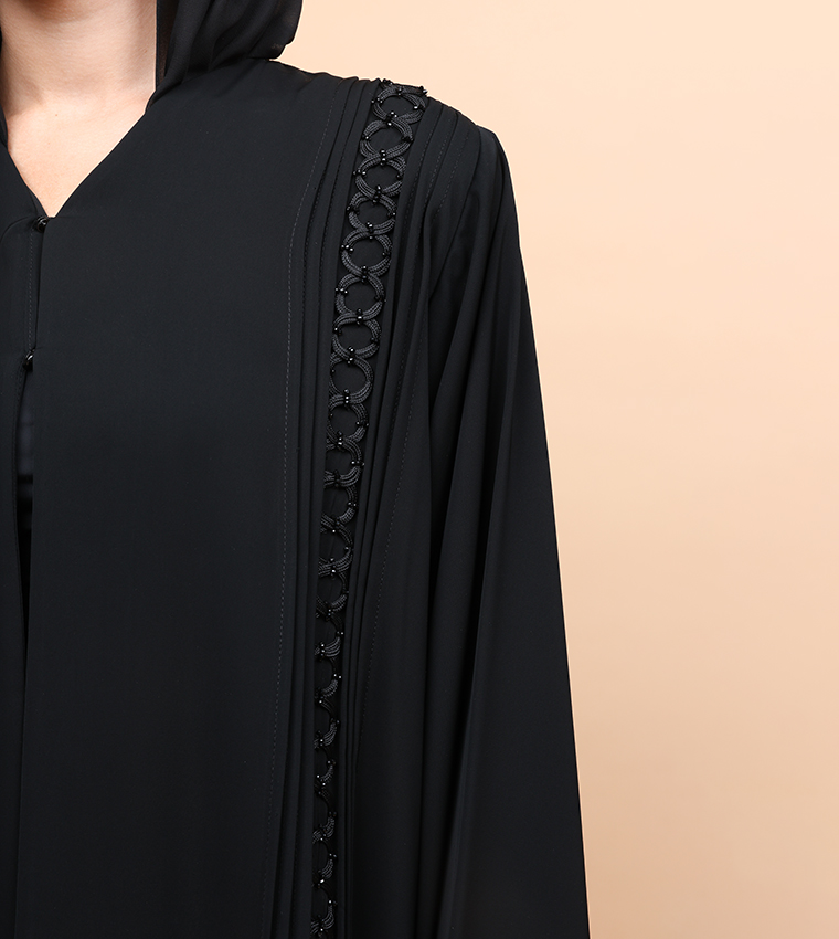 CELESTIAL Embellished Flared Sleeves Abaya