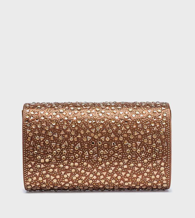 Embellished Envelope Clutch