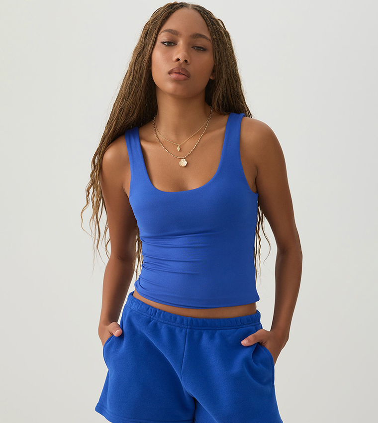 اردين  توبات بلا أكمام  - أزرق Sleeveless Tops