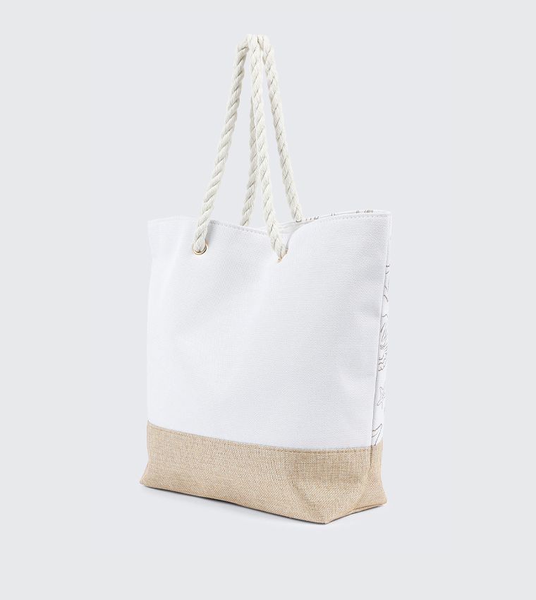 Ardene  Tote Bags - White Tote Bags