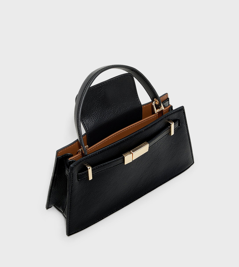 BECCCCA Textured Top Handle Bag