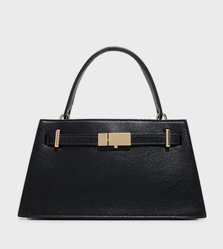 BECCCCA Textured Top Handle Bag