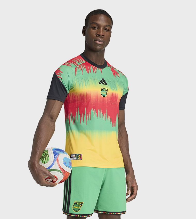 Jamaica FIFA 26 X Bob Marley Home Pre Match Jersey T-shirt