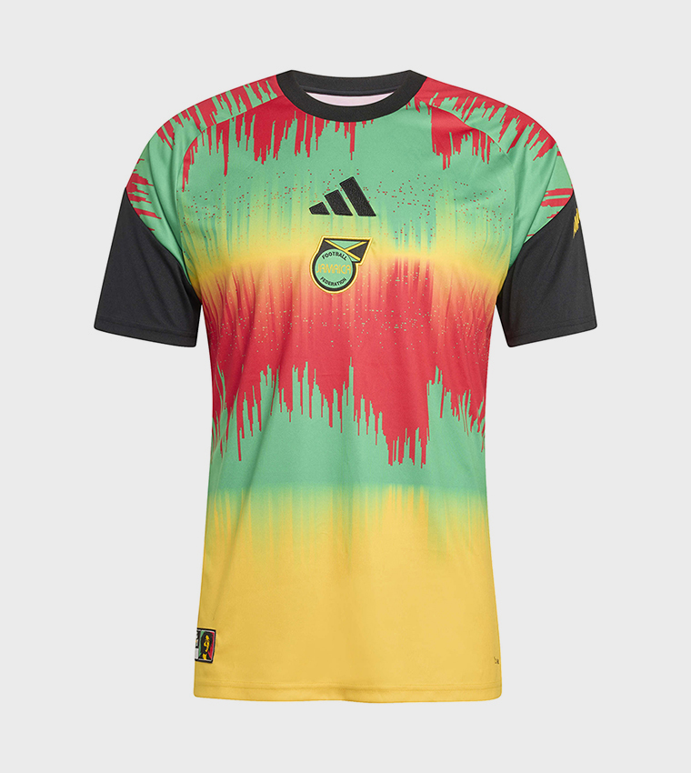 Jamaica FIFA 26 X Bob Marley Home Pre Match Jersey T-shirt