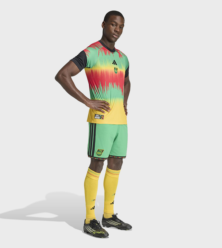 Jamaica FIFA 26 X Bob Marley Home Pre Match Jersey T-shirt