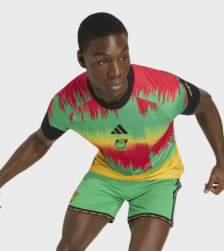 Jamaica FIFA 26 X Bob Marley Home Pre Match Jersey T-shirt
