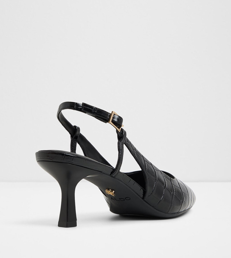 ADAN Textured Slingback Pumps