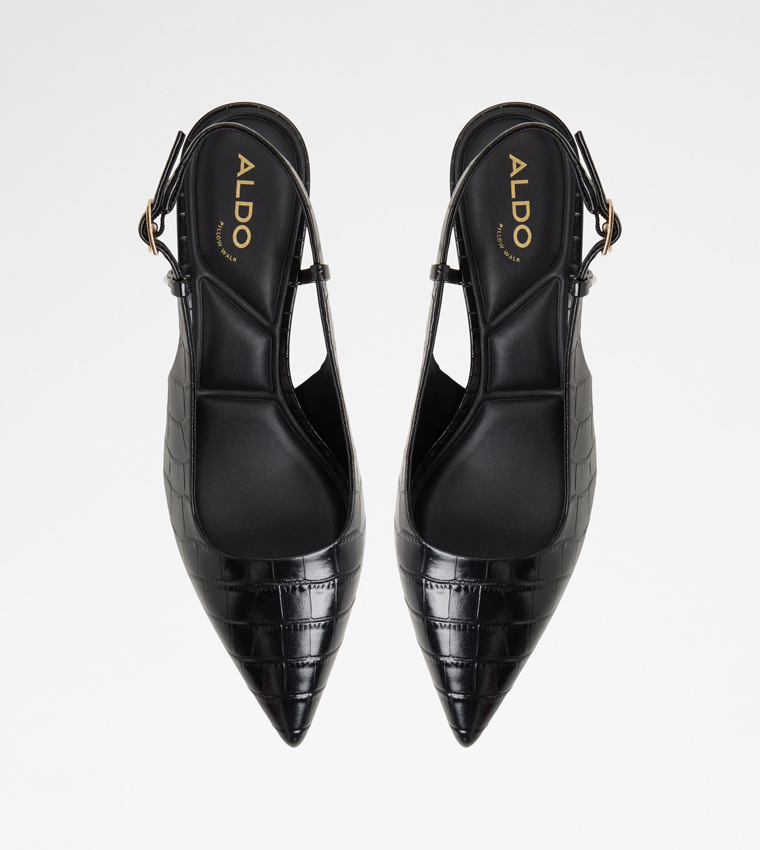 ADAN Textured Slingback Pumps