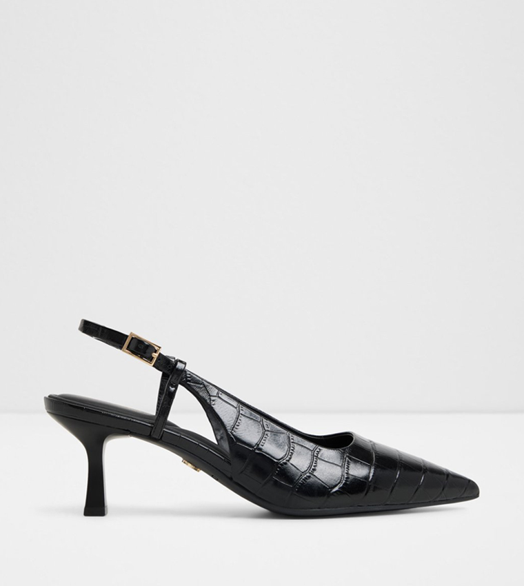 ADAN Textured Slingback Pumps