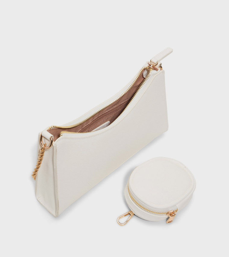 كول ات سبرنج  كروس  - أبيض Cross Body Bags