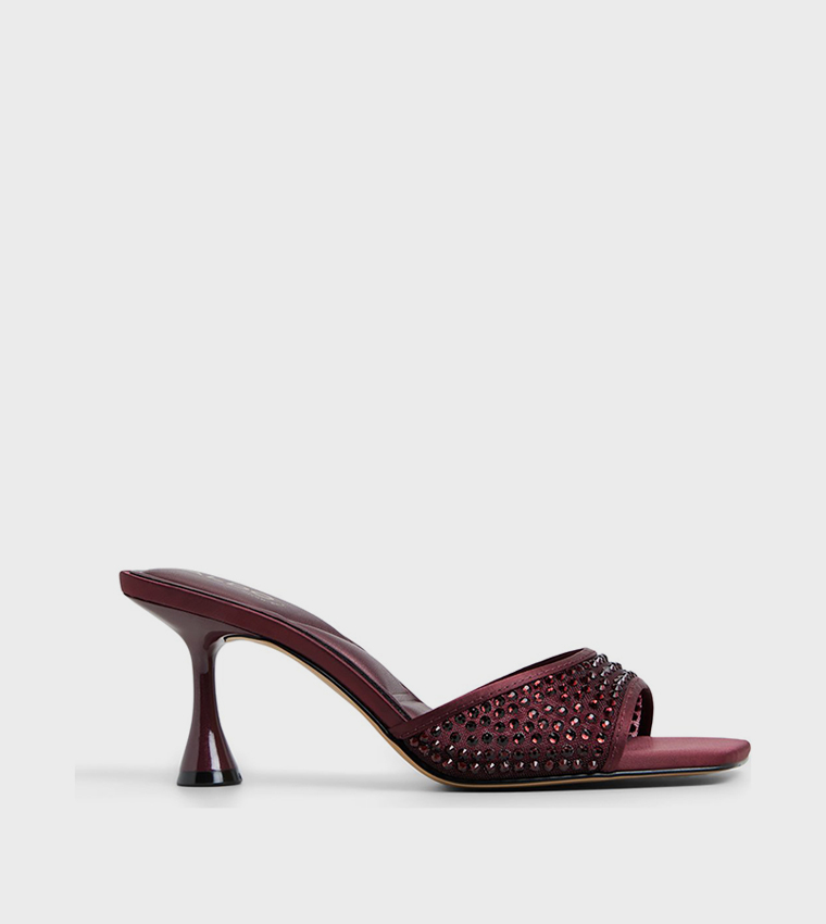 AGATHA Embellished Heeled Sandals