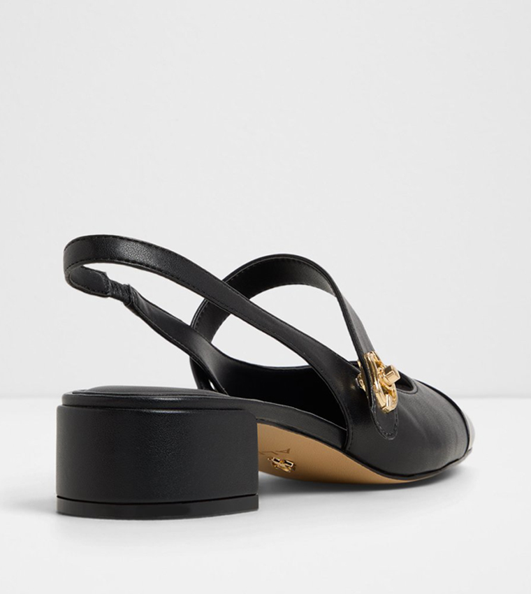 AGATHE Cap Toe Slingback Mary Jane Pumps