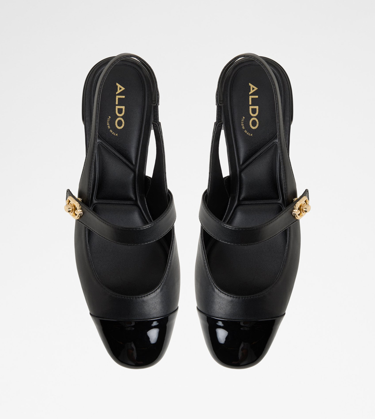 AGATHE Cap Toe Slingback Mary Jane Pumps