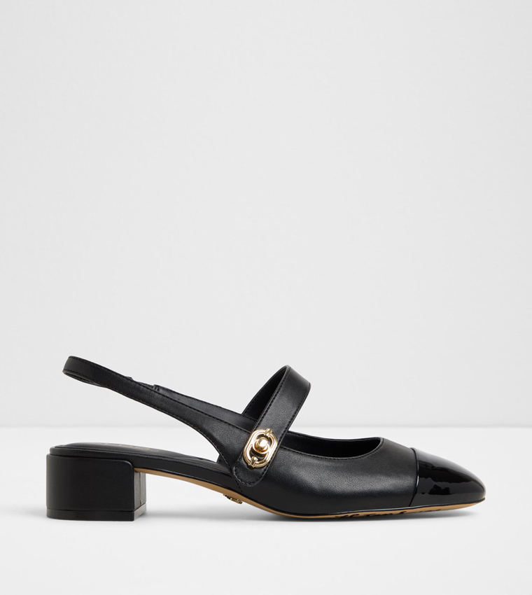AGATHE Cap Toe Slingback Mary Jane Pumps