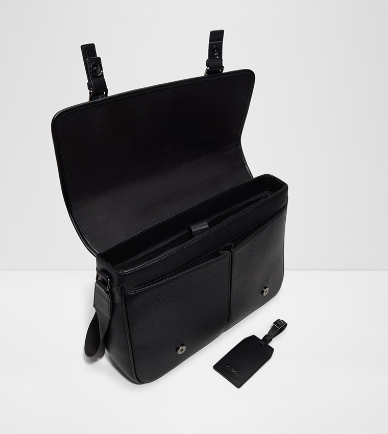 AGRERAMOND Textured Flap Laptop Bag