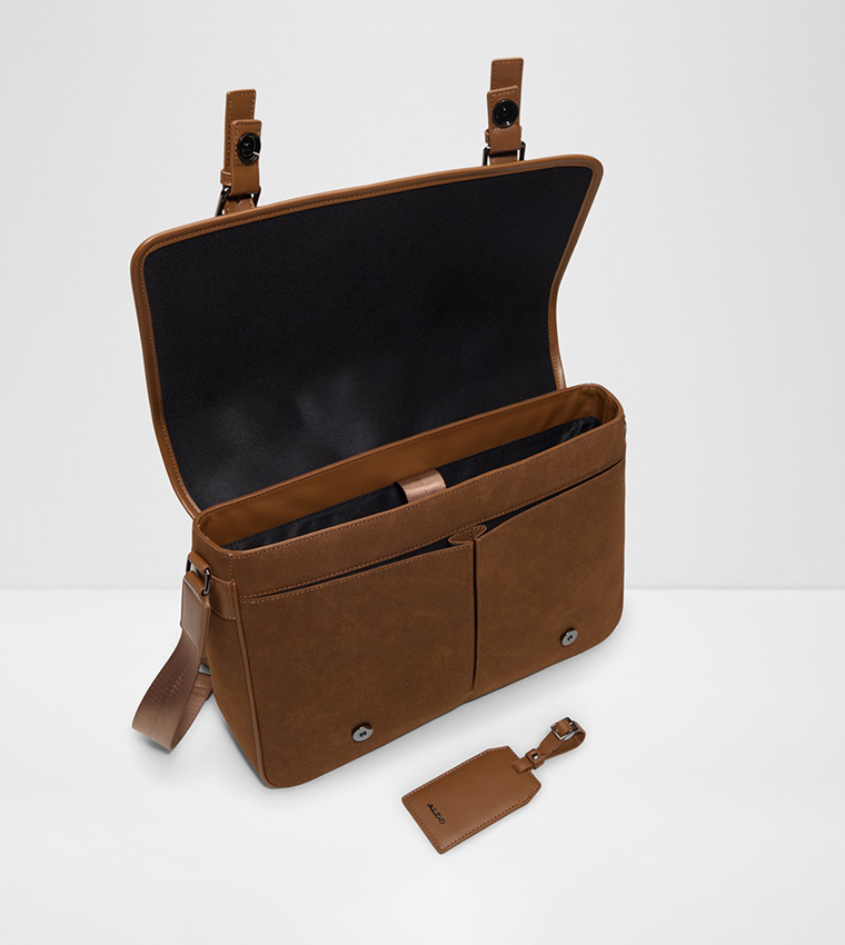 AGRERAMOND Textured Flap Laptop Bag
