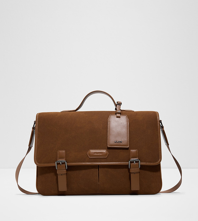 AGRERAMOND Textured Flap Laptop Bag