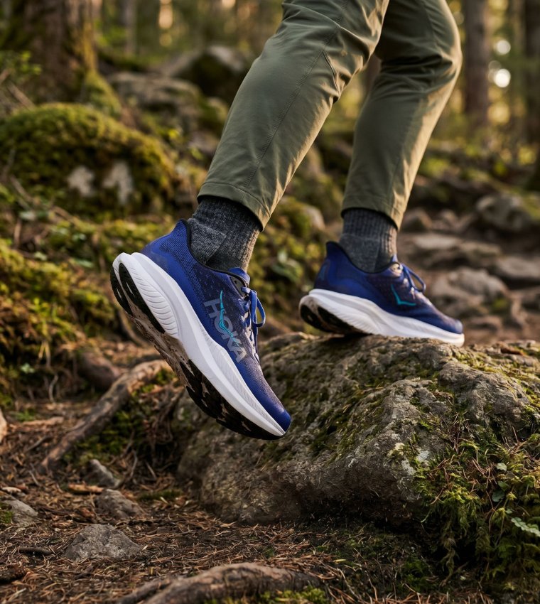 MACH 6 Lace Up Running Shoes