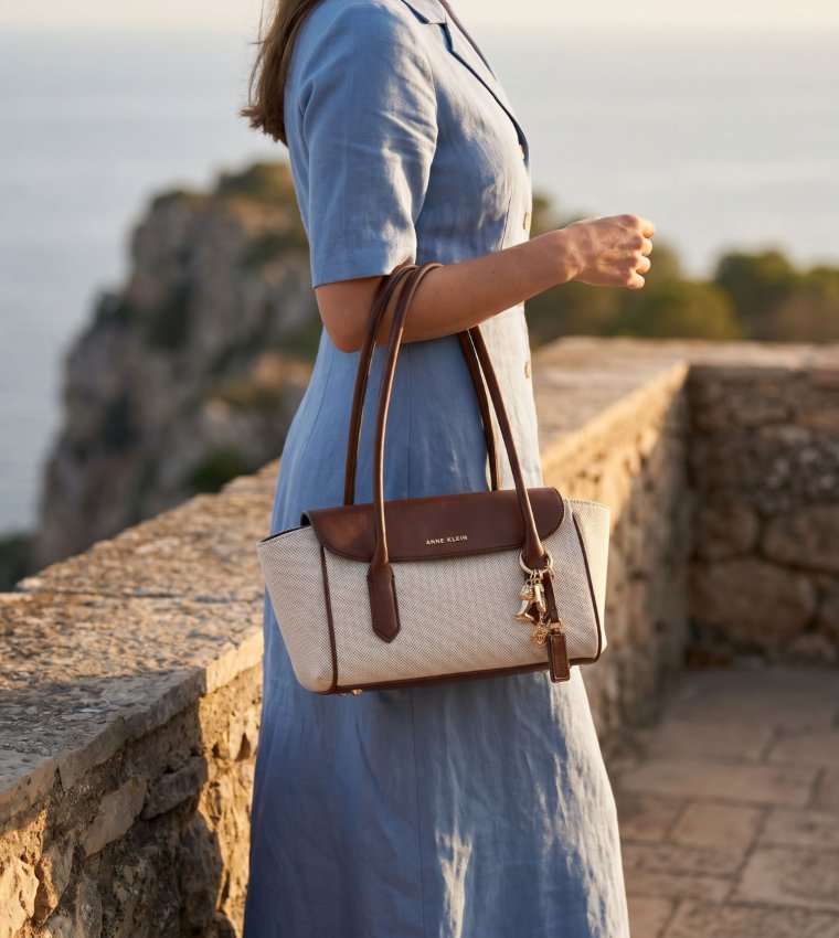 Color Block Shoulder Bag