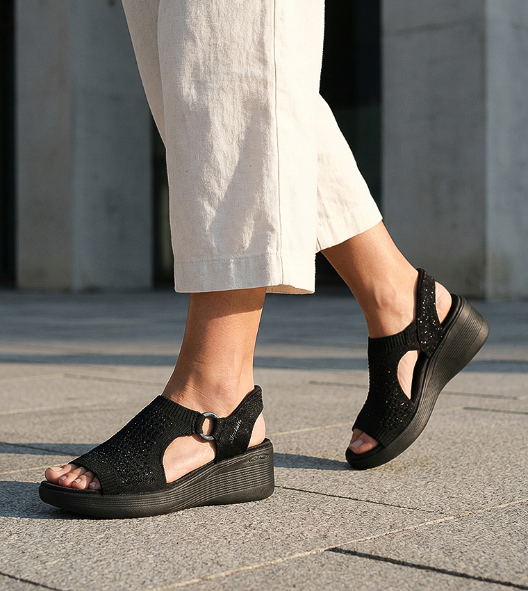 PIER-LITE Open Toe Wedge Sandals