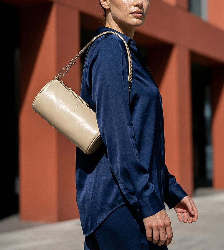 BDOJA Logo Detail Barrel Bag