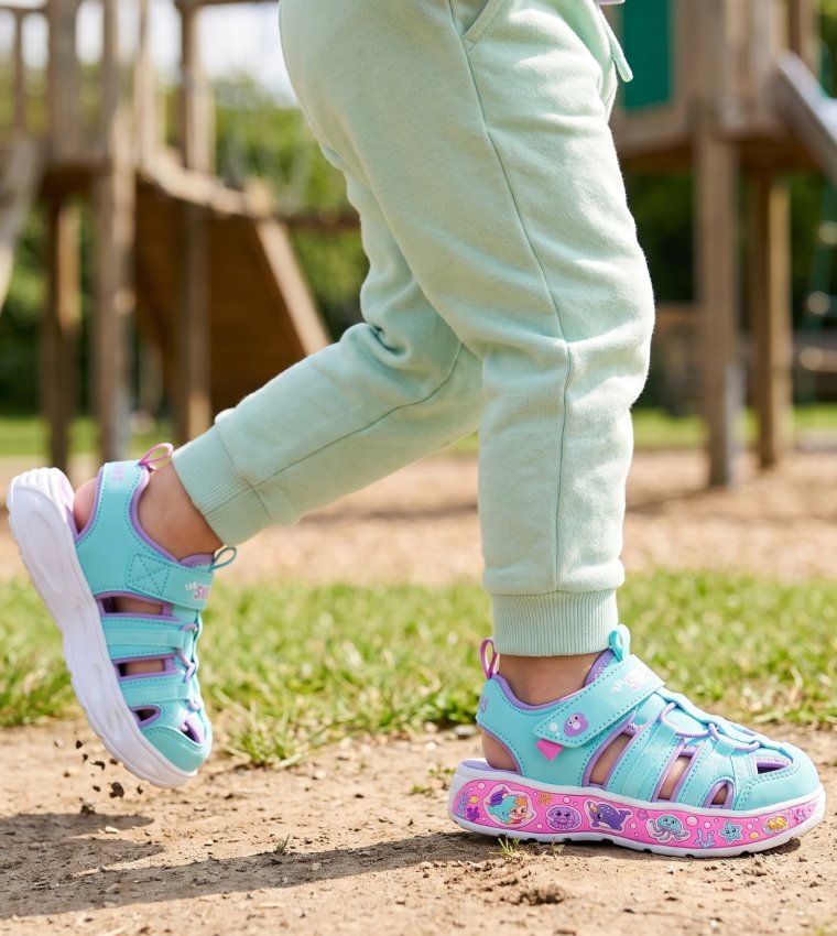 CUTE CREW Printed Fisherman Sandals